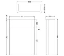 Hudson Reed Sarenna 550 X 200mm Back-To-Wall WC Unit -Duravit Store M 2020 1 28 10 13 51 319