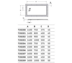 Duravit Tempano Flush Fitted Rectangle Shower Tray With Pre-mounted Sealing Collar -Duravit Store M 2020 1 3 10 0 55 673