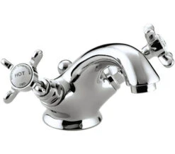Bristan 1901 Traditional Basin Mixer Tap With Pop Up Waste