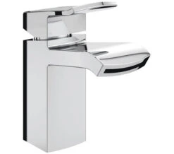 Bristan Descent Chrome Basin Mixer Tap With Clicker Waste