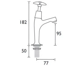 Bristan X Head High Neck Chrome Pillar Taps -Duravit Store M 2020 2 12 7 7 38 978