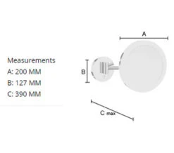 Smedbo Outline Wall Mounted Shaving And Make-Up Mirror With Light -Duravit Store M 2020 2 13 9 48 45 203