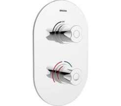 Bristan Artisan Thermostatic Recessed Dual Control Chrome Shower Valve
