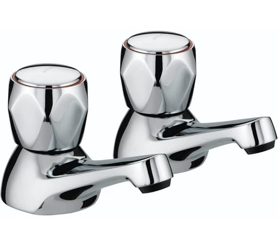 Bristan Value Club Pair Of Chrome Bath Taps 3 Bristan Value Club Pair Of Chrome Bath Taps