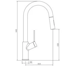 Abode Virtue Nero Chrome And Black Pull Out Kitchen Sink Mixer Tap -Duravit Store M 2020 2 26 11 16 45 278