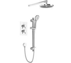 Bristan Prism Chrome Fixed Head And Adjustable Riser Shower Pack