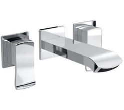 Bristan Descent Wall Mounted Chrome Basin Mixer Tap