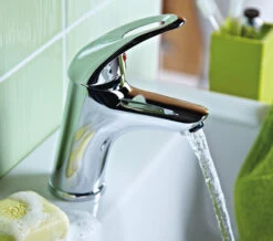 Bristan Java Deck Mounted Chrome Basin Mixer Tap