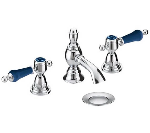 Heritage Glastonbury 3 Taphole Basin Mixer Tap With Levers 6 Heritage Glastonbury 3 Taphole Basin Mixer Tap With Levers - Image 4