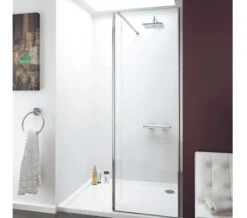 Lakes Coastline Levanzo Walk-In Shower Screen With Bypass Panel