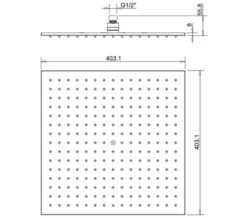 Crosswater Zion Square Fixed Chrome Shower Head -Duravit Store M 2020 3 24 14 18 35 666