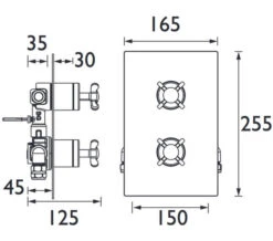 Bristan 1901 Recessed Thermostatic Dual Control Shower Valve -Duravit Store M 2020 3 24 6 41 10 472