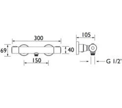 Bristan Frenzy Safe Touch Chrome Bar Mixer Valve With Fast Fit Connections -Duravit Store M 2020 3 31 8 8 42 768