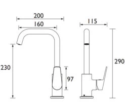 Bristan Blueberry Chrome Kitchen Sink Mixer Tap With Easyfit Base -Duravit Store M 2020 3 31 9 47 3 334