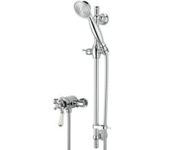Bristan Regency Thermostatic Dual Control Shower Valve With Adjustable Riser Kit