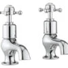 Crosswater Belgravia Deck Mounted Pair Of Chrome Bath Pillar Taps -Duravit Store M 2020 4 3 8 15 11 562