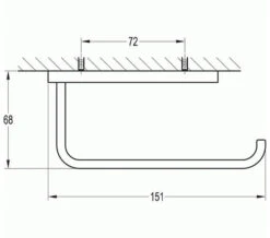 Flova Sofija Diamond Chrome Wall Mounted Toilet Roll Holder 7 Flova Sofija Diamond Chrome Wall Mounted Toilet Roll Holder -Duravit Store M 2020 4 3 8 15 3 953