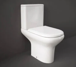 RAK Compact Full Access White Close Coupled WC Pack With Urea Soft Close Seat