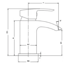 RAK Curve Mini Mono Basin Mixer Tap With Clicker Waste -Duravit Store M 2020 5 26 13 18 7 664