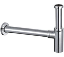 RAK Chrome 320mm Tube Bottle Trap