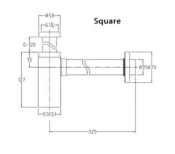RAK Chrome 320mm Tube Bottle Trap -Duravit Store M 2020 5 29 13 59 53 576