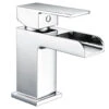 RAK Art Cubis Waterfall Chrome Flat Mono Basin Mixer Tap -Duravit Store M 2020 5 29 14 16 20 708