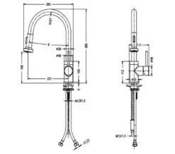 RAK Madrid Pull Out Side Lever Kitchen Sink Mixer Chrome Tap -Duravit Store M 2020 5 29 16 29 2 952