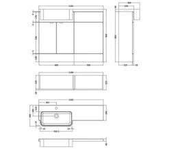 Hudson Reed Fusion Combination Furniture Pack - Vanity And WC Unit With Basin -Duravit Store M700 2020 10 2 10 10 35 131