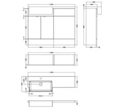 Hudson Reed Fusion Combination Furniture Pack - Vanity And WC Unit With Basin -Duravit Store M700 2020 10 2 10 13 27 418