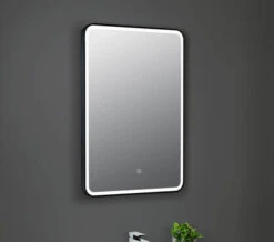 Hudson Reed 500 X 700mm Framed LED Illuminated Touch Sensor Mirror