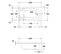 Aqua Caymen Round Single Ended Whirlpool Bath -Duravit Store M700 2020 10 23 12 4 12 570