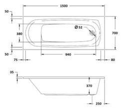 Aqua Caymen Round Single Ended Whirlpool Bath -Duravit Store M700 2020 10 23 12 4 47 700