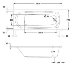 Aqua Caymen Round Single Ended Whirlpool Bath -Duravit Store M700 2020 10 23 12 5 4 988