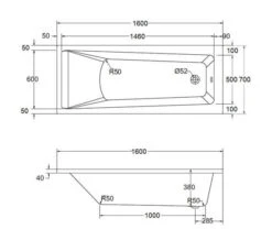Aqua Atlanta Square Single Ended Whirlpool Bath -Duravit Store M700 2020 10 24 12 15 51 706