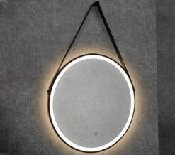 HiB Solstice Cool White LED Illuminated Round Mirror With Matt Black Frame -Duravit Store M700 2020 10 3 7 53 30 136 1