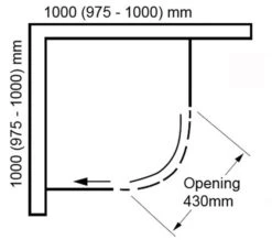 Aquaglass Plus Sphere Tinted 8mm Quadrant Enclosure -Duravit Store M700 2020 11 13 11 22 14 611