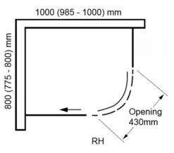 Aquaglass Plus Sphere 8mm Tinted Glass Offset Quadrant Enclosure -Duravit Store M700 2020 11 13 14 46 27 545