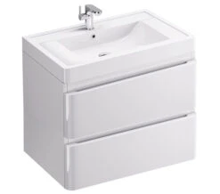 IMEX Flite White Wall Hung Double Drawer Unit And Basin 600mm -Duravit Store M700 2020 11 24 10 17 16 23