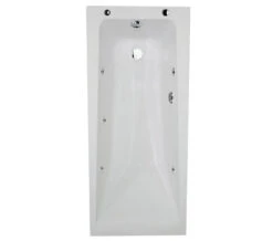 Aqua Atlanta Square Single Ended Whirlpool Bath