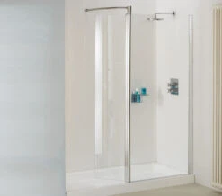 Lakes Classic Silver Walk-In Front Panel 1000 X 1850mm