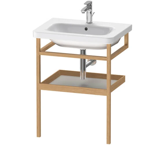 Duravit DuraStyle Floor-Mounted Towel Rail With Shelf 4 Duravit DuraStyle Floor-Mounted Towel Rail With Shelf - Image 2