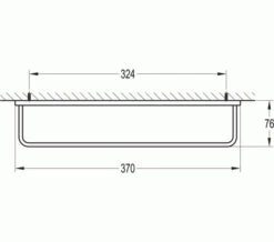 Flova Sofija Single Towel Rail -Duravit Store M700 2020 12 14 10 11 43 895