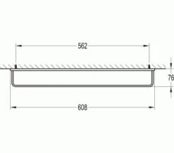 Flova Sofija Single Towel Rail -Duravit Store M700 2020 12 14 10 14 2 598