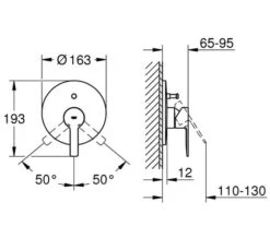 Grohe Lineare Concealed Single Lever Shower Mixer Trim -Duravit Store M700 2020 12 3 7 19 41 814