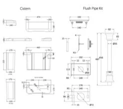 Hudson Reed Old London Richmond Mid Level Pan With Cistern And Flush Pipe Kit -Duravit Store M700 2020 12 31 10 20 59 734