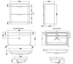 Nuie Parade 800mm High 2 Drawer Floor Standing Cabinet And Basin 8 Nuie Parade 800mm High 2 Drawer Floor Standing Cabinet And Basin -Duravit Store M700 2020 12 31 7 25 57 808