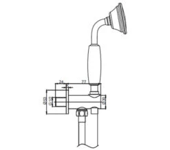 Crosswater Belgravia Wall Mounted Shower Kit -Duravit Store M700 2020 12 7 8 44 40 498