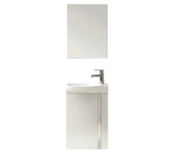 Royo Elegance 450 X 250mm 1 Door Cloakroom Unit With Basin And Mirror -Duravit Store M700 2020 12 7 9 19 24 812