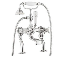 Crosswater Belgravia Deck Mounted Bath Shower Mixer Tap With Kit