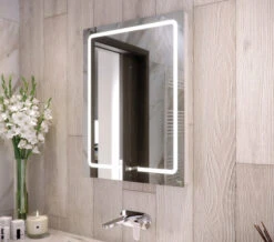 RAK Pegasus 600 X 800mm LED Illuminated Portrait Mirror With Touch Sensor Switch